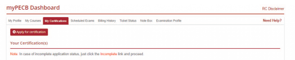 How can I apply for PECB Certificate after passing Exam? 5 image 10