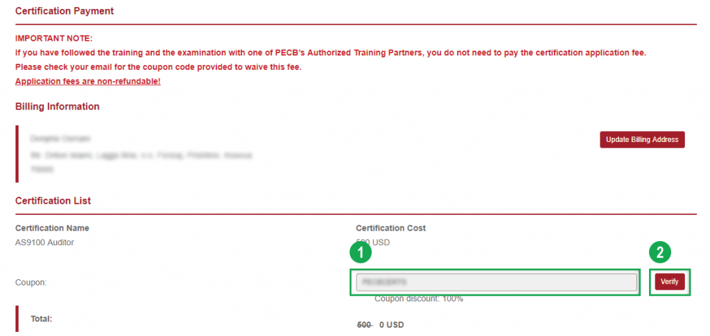 How can I apply for PECB Certificate after passing Exam? 29 image 22